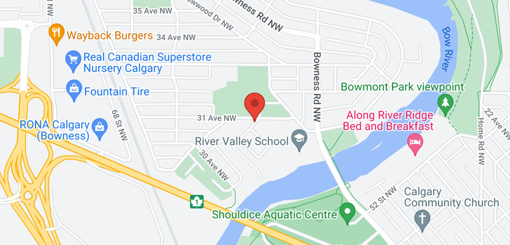 map of 408 6223 31 Avenue NW